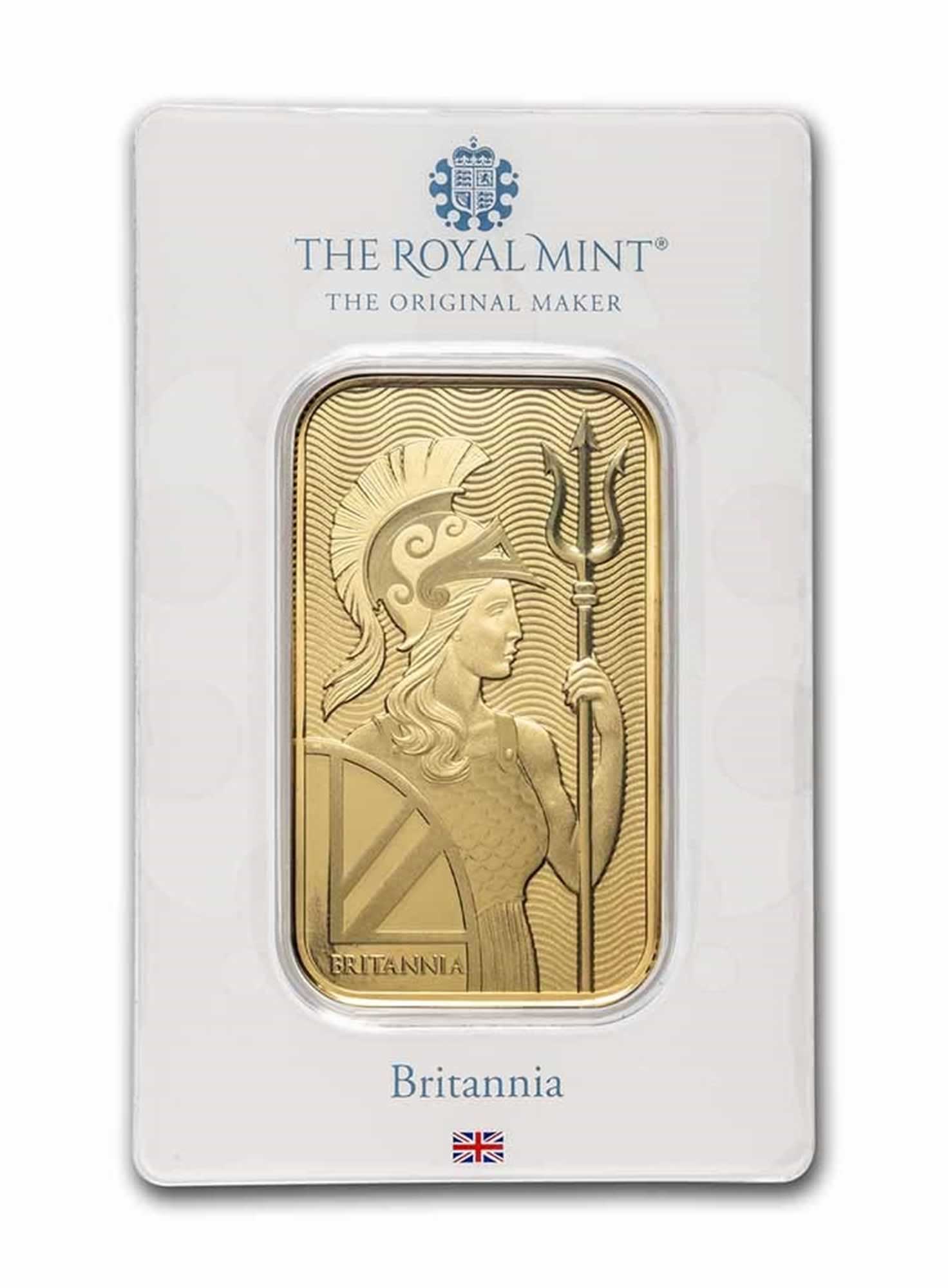 1 Ounce Royal Mint Britannia Gold Bar